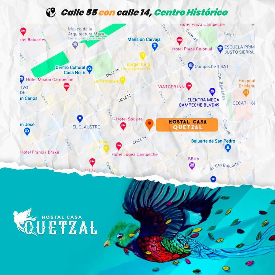 Hostel Casa Quetzal Campeche Extérieur photo